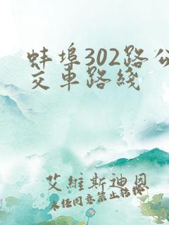 蚌埠302路公交车路线