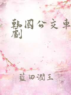 韩国公交车电视剧