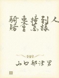 骑车撞到人没钱赔会怎样