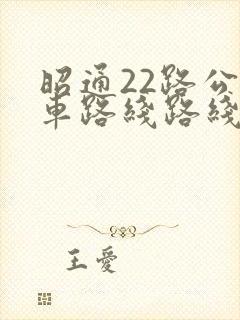 昭通22路公交车路线路线