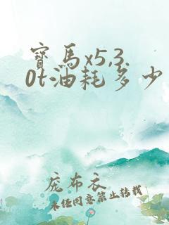 宝马x5,3.0t油耗多少