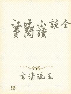 江晚小说全文免费阅读