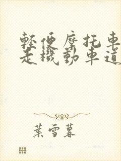 轻便摩托车可以走机动车道吗
