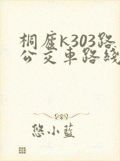 桐庐k303路公交车路线
