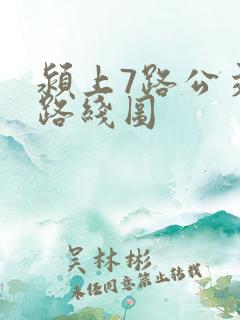 颍上7路公交车路线图