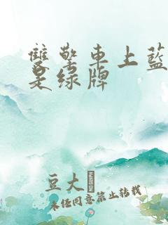 双擎车上蓝牌还是绿牌
