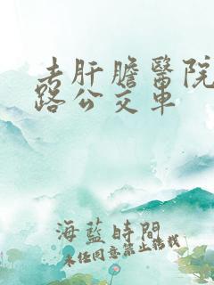 去肝胆医院坐几路公交车