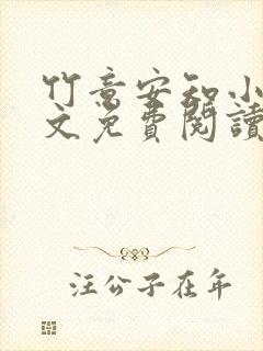 竹意安知小说全文免费阅读笔趣阁