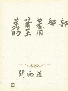 叶萧是哪部小说的主角