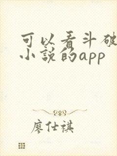 可以看斗破苍穹小说的app