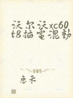 沃尔沃xc60t8插电混动