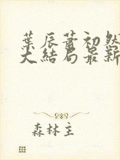 叶辰萧初然小说大结局最新