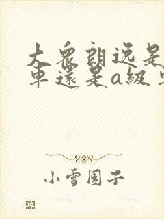 大众朗逸是b级车还是a级车