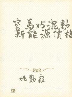 宝马x5混动版 新能源价格表