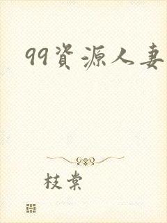 99资源人妻