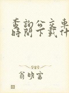 查询公交车到站时间下载什么软件