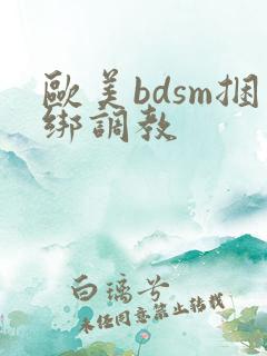 欧美bdsm捆绑调教