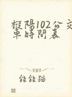 枞阳102公交车时间表 枞阳102公交车时间表