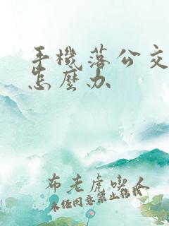 手机落公交车上怎么办