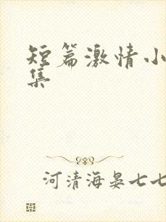 短篇激情小说合集