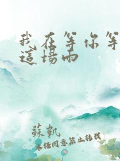 我在等你等下完这场雨
