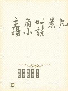 主角叫叶凡的官场小说