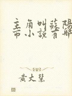 主角叫苏阳的都市小说有哪些