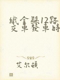 织金县12路公交车发车时间