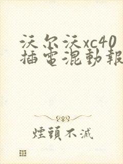 沃尔沃xc40插电混动报价