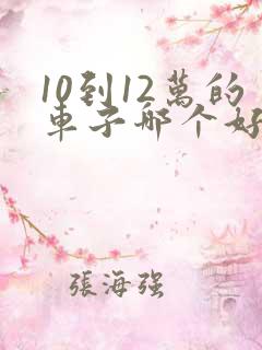 10到12万的车子哪个好一些