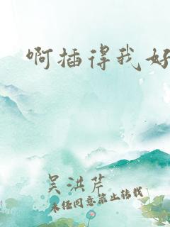 啊插得我好爽