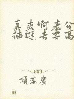 真爽啊老公快点插进去要高潮了