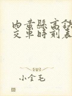 内黄县高铁站公交车时刻表 内黄县高铁站公交车时刻表