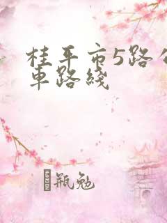 桂平市5路公交车路线