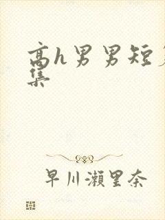 高h男男短篇合集