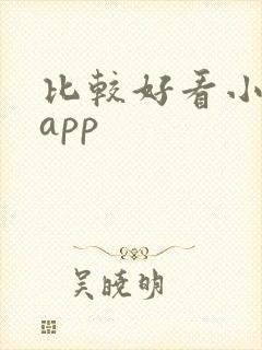 比较好看小说的app