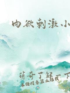 肉欲刺激小说