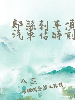 郏县到平顶山的汽车站时刻表 郏县到平顶山的汽车站时刻表