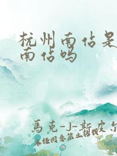 杭州南站是火车南站吗