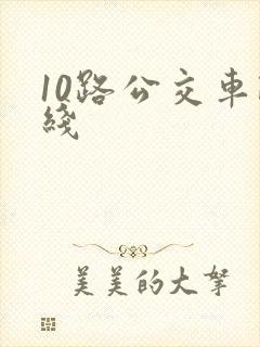 10路公交车路线