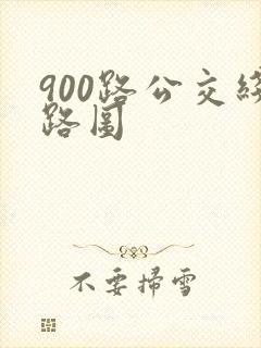 900路公交线路图
