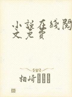 小说在线阅读全文免费