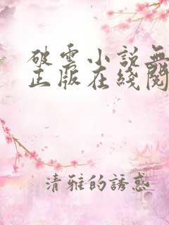 破云小说无删减正版在线阅读 破云小说无删减正版在线阅读