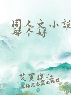 同人文小说软件哪个好