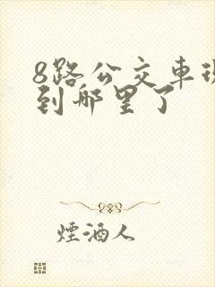 8路公交车现在到哪里了