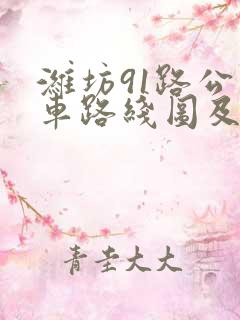 潍坊91路公交车路线图及站点