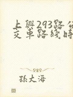 上兴293路公交车路线时间表