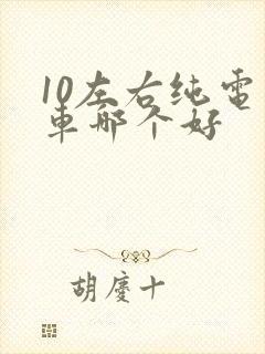 10左右纯电动车哪个好