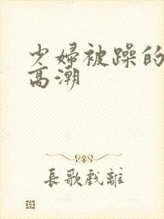少妇被躁的嗯啊高潮