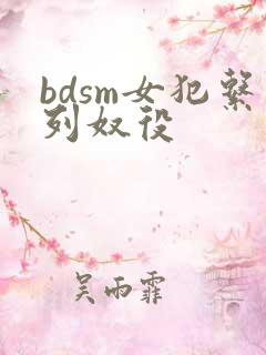 bdsm女犯系列奴役